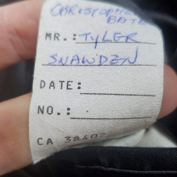 Christopher Bates Men's Concierge Coat Jacket Doorman Italian Designer sz Small - Picture 7 of 9